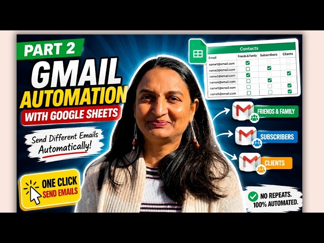 Automate Product Launch Emails with Google Sheets & Gmail (No Paid Tools)