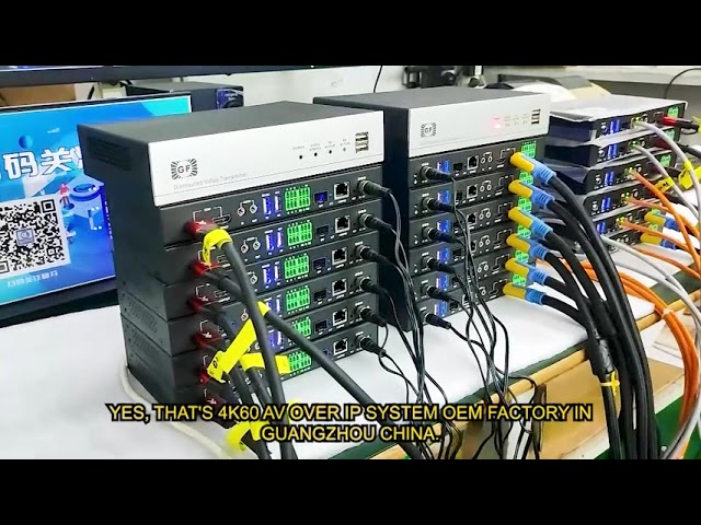 Open–Standard 4K60 AVoIP Decoder with Ultra–Low Latency OEM FACTORY GEFFEN CHINA GUANGZHOU