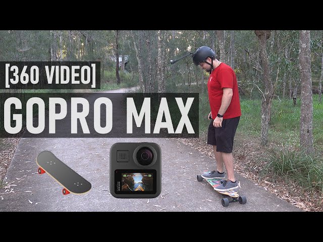 GoPro Max [360 Video] - Electric Skateboard Test | DansTube.TV