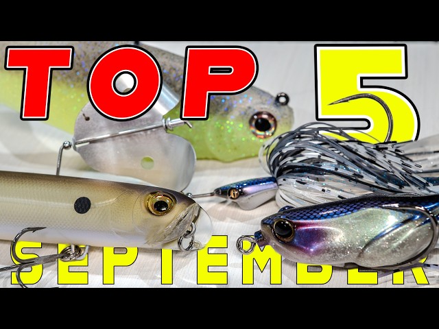 Top 5 Baits For September Bass Fishing!