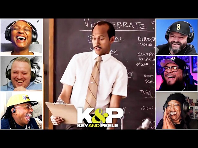 A-A-Ron! | Reactors Reaction to Key & Peele Substitute Teacher