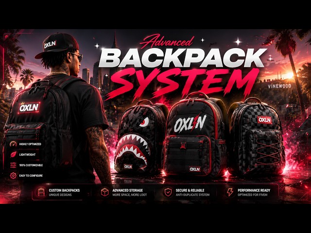FiveM Script | Backpack System  V3 [ESX/QB/QBOX]