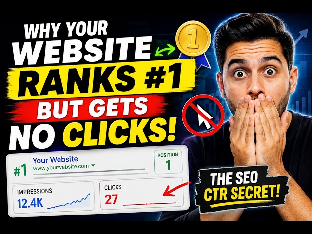 Why Your Website Ranks #1 But Gets NO Clicks (SEO CTR Secret)