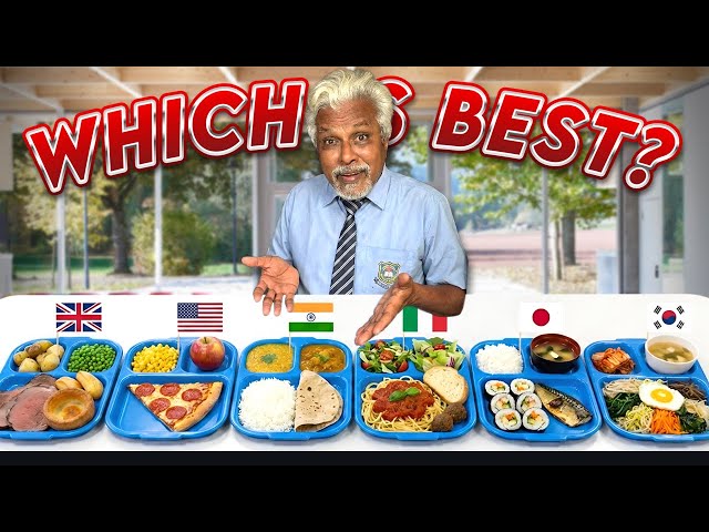 We Tried School Lunches From Different Countries! 🍽️