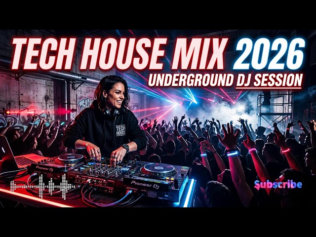 Dark Tech House Club Experience 🚨 Deep Grooves and Massive Dancefloor Energy