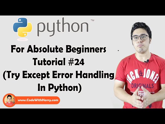 Try Except Exception Handling In Python | Python Tutorials For Absolute Beginners In Hindi #24