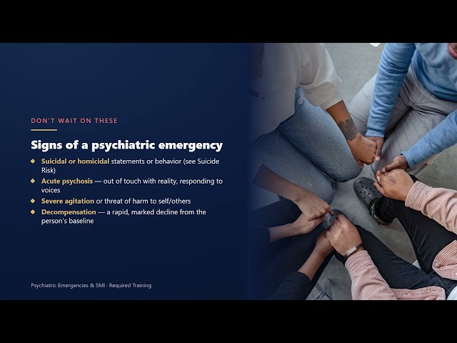 Psychiatric Emergencies & Serious Mental Illness (Quiz-Free)