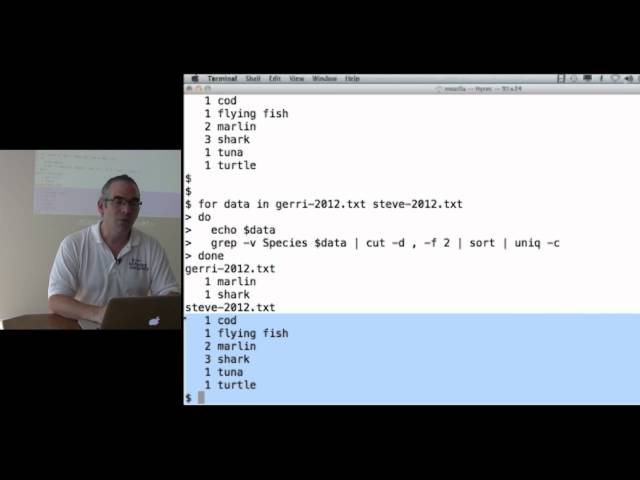 Software Carpentry September 2012 (1.8) The Unix Shell
