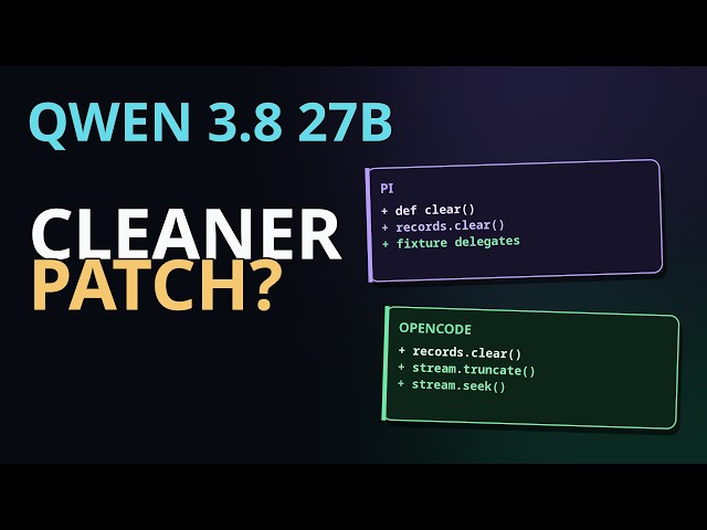 Qwen 3.8 27B: Pi vs OpenCode on the Same Real Bug