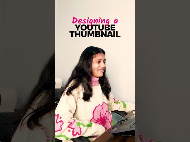 Designed a Thumbnail ✨ #youtubethumbnail
