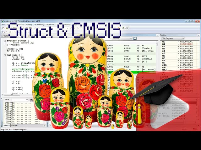 #12 Structures in C and Cortex Microcontroller Software Interface Standard (CMSIS)