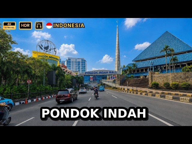 4K HDR Jakarta Street View | Pamulang, Ciputat, Pondok Indah, Gandaria, Permata Hijau