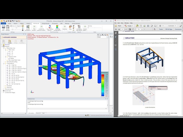 Graitec Advance Design 2027- Tutorial User Guide- Modeling and Structural analysis of RC concrete