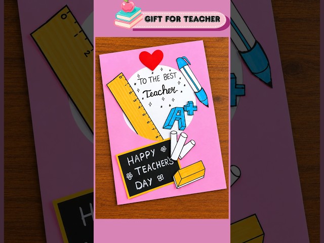 Teachers Day Card Making | DIY Handmade Teachers Day Card | Easy Teachers Day Card Idea