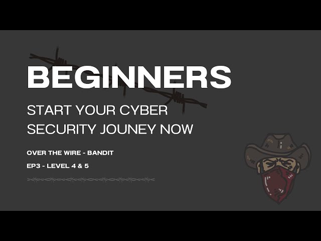 EP3 | How To Use : FIND, FILE And GREP Command | Over The Wire Bandit | Level 4 & 5
