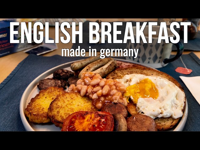 ¿Y Si un English Breakfast Se Hiciera con Ingredientes Alemanes? 🇩🇪🍳
