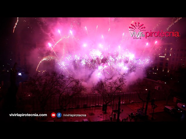 Fallas Valencia 2026, Castillo Fuegos Artificiales, 6 de Marzo 2026, Pirotecnia Pibierzo