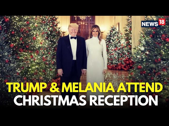 LIVE | President Trump & First Lady Melania Deliver Remarks at White House Christmas Reception |N18G