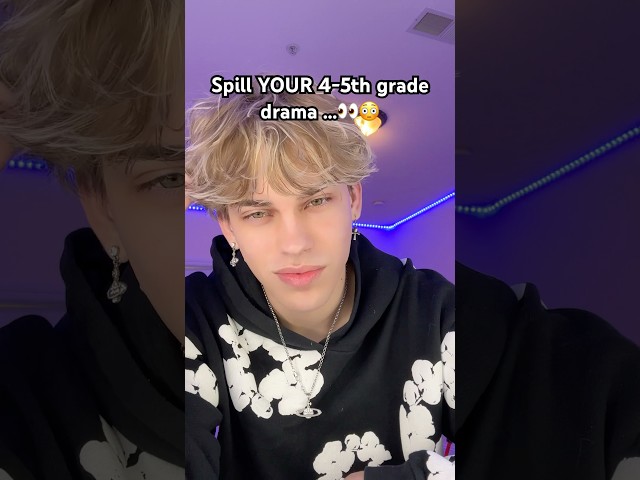 SPILL Your 4-5th Grade DRAMA … #shorts #andrewpav