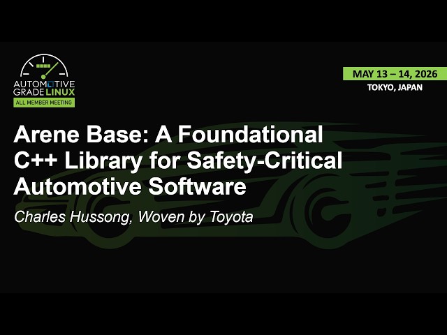 Arene Base: A Foundational C++ Library for Safety-Critical Automotive Software - Charles Hussong