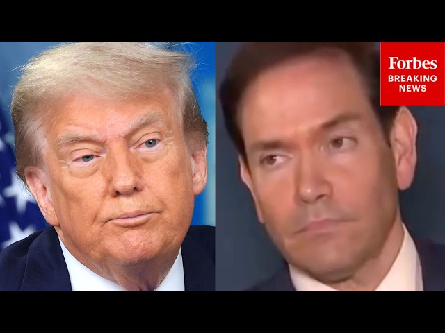 Rubio Asked About Reports That Trump Approved Saudi Nuclear Program: 'Do You Have Any Details?'