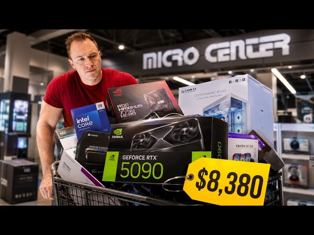 I Bought a MAXED Out Gaming Setup From Microcenter!