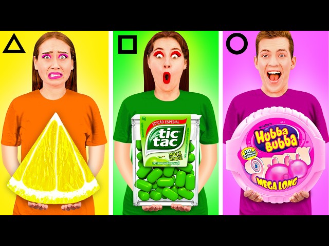 Geometric Shape Food Challenge by PaRaRa