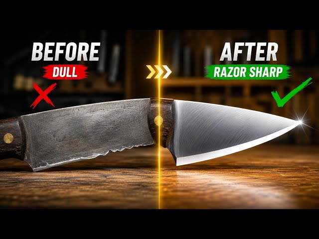 99% of People Don’t Know This Knife Sharpening Trick!