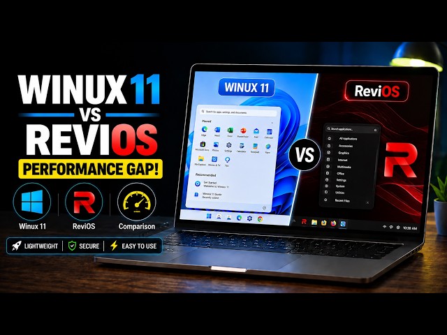 WINUX 11 vs ReviOS… The Performance Gap Is BIG