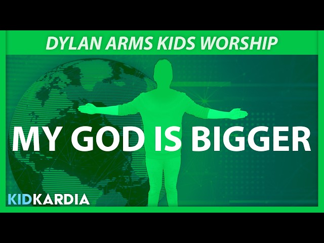 MY GOD IS BIGGER || MOTIONS & LYRICS || @dylanarmskidsworship