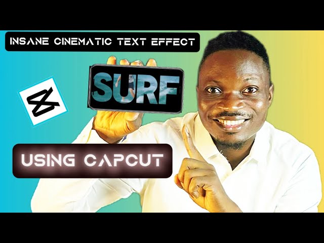 Insane Capcut Cinematic Text Effect You Can Use For Your Opening Graphic