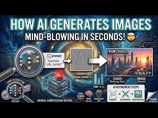 How AI Generates Images | Diffusion Models Explained Simply | How Does AI Image Generation Work