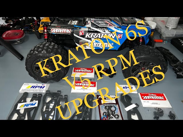 ARRMA KRATON 6s v5 RPM ARMS UPGRADE AND REAR WING MOUNT