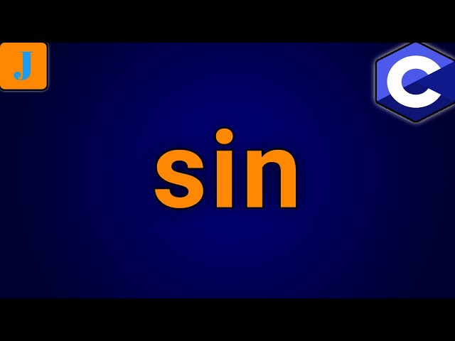 C sin