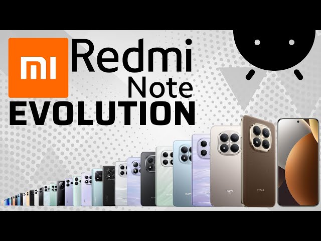 Evolution of Xiaomi Redmi Note Series