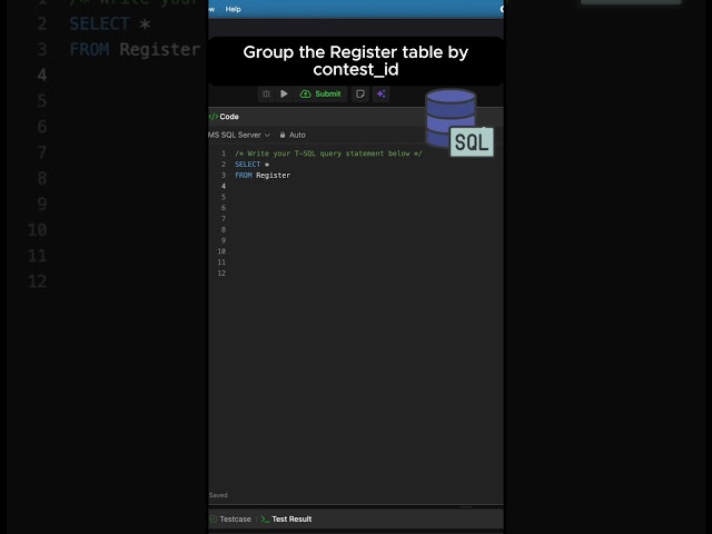 Solving LeetCode 1633: Contest Attendance %. 🏆 #shorts