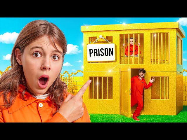 Escape from RICH PRISON Challenge with Vania Mania Kids