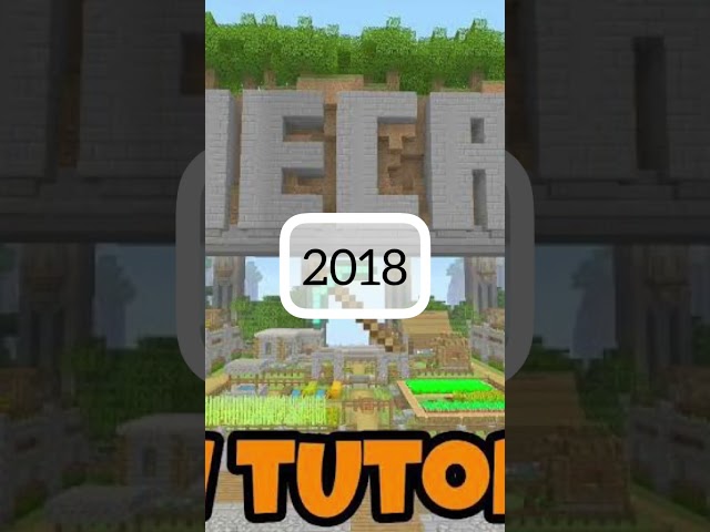 Evolution of tutorial worlds (Minecraft)