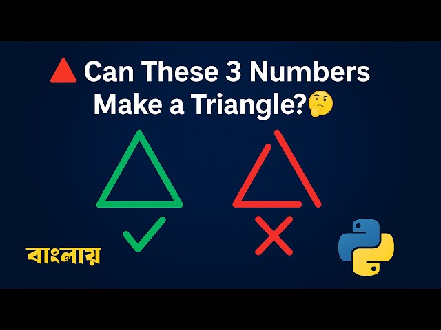 🤯 Can These 3 Numbers 🔢 Make a Triangle 🔺