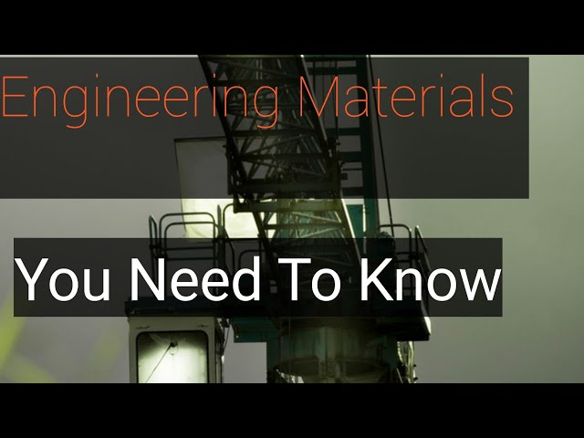 Introduction to engineering materials