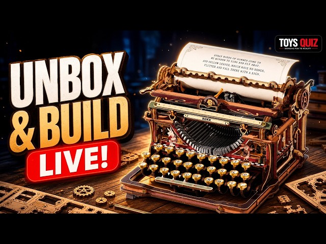 Unboxing Mechanical Typewriter LK703C | Complete Step-by-Step Build