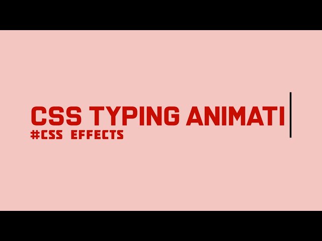 CSS Typing Animation Using Html&Css. Code.io.10. #htmlcss #coding #cssanimation #csstypinganimation 