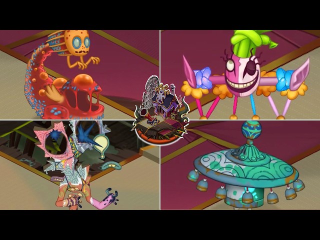 Minor Paironormal Carnival Wave 6 - All Monster Sounds & Animations (My Singing Monsters)