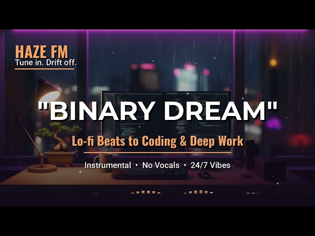 ✨ Binary Dream ~ hypnotic lo-fi beats to code / deep focus work 💻 [1 Hour Loop]