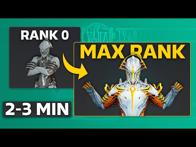 The FASTEST XP Farms in Warframe (MAX Rank In Under 3 Min!)