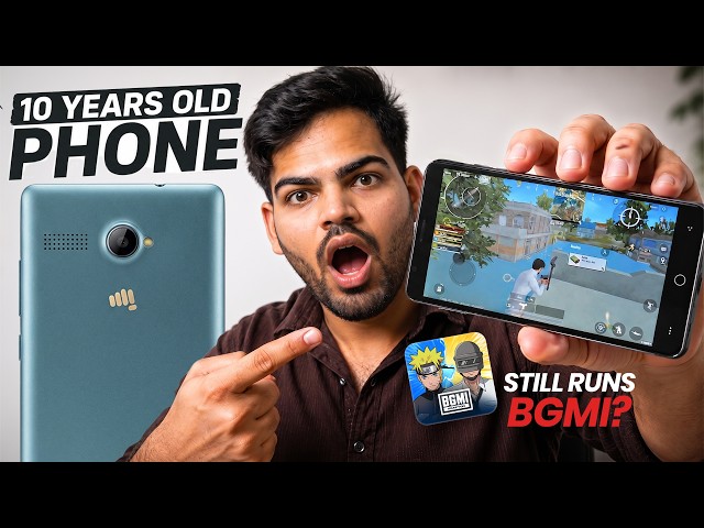 I tried BGMI and Pubg Lite on 10 Years old Micromax Android! Can this ₹3k Phone Run it?