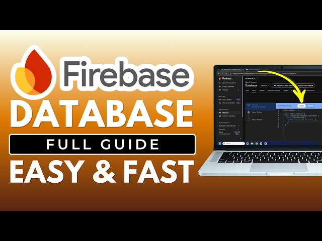 Firebase Database Tutorial (Everything You Need To Know!) | Firebase Database (BEST FULL GUIDE)