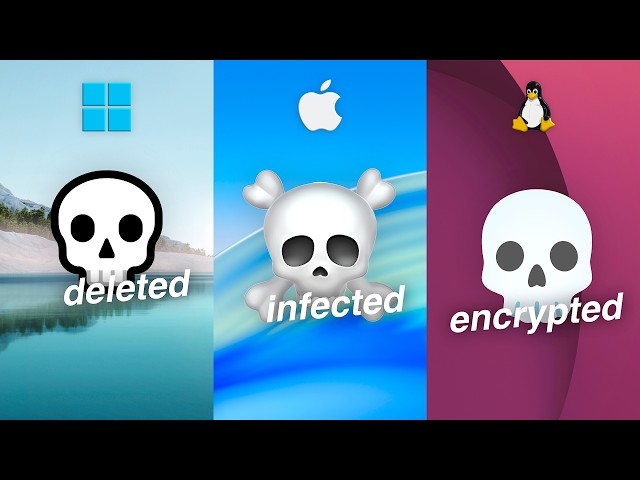What if you Get a Virus on Windows, MacOS, Linux?