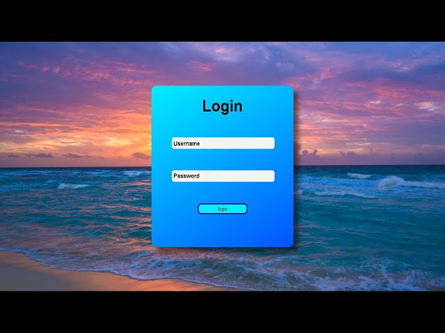 How to Create a Login Form Using Html and css | Animated Login Form | Website Design DS Code