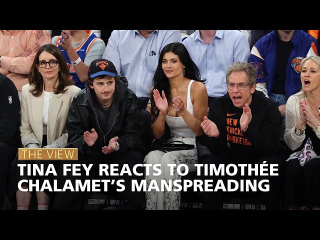 Tina Fey Reacts to Timothée Chalamet’s Manspreading | The View